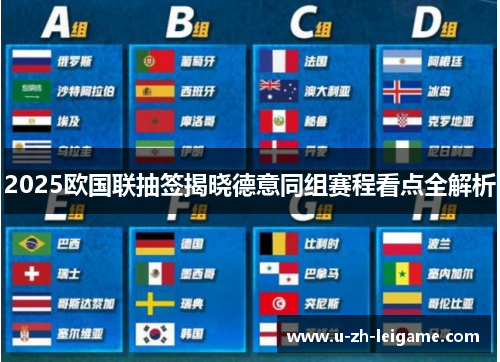 2025欧国联抽签揭晓德意同组赛程看点全解析